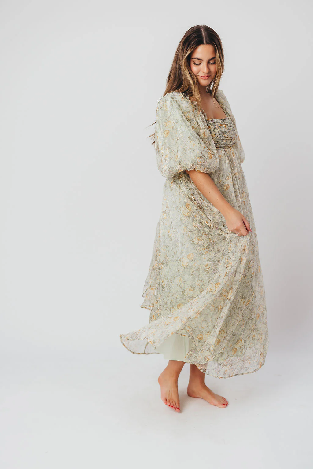 Eliza | Elegant Maxi-Dress for Babyshower or Photoshoot - Image 4