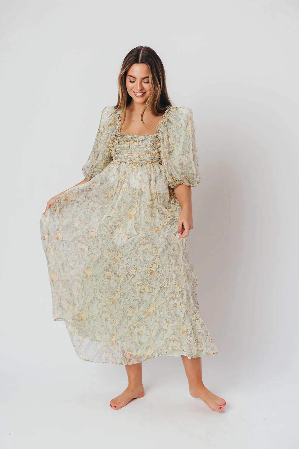 Eliza | Elegant Maxi-Dress for Babyshower or Photoshoot - Image 5
