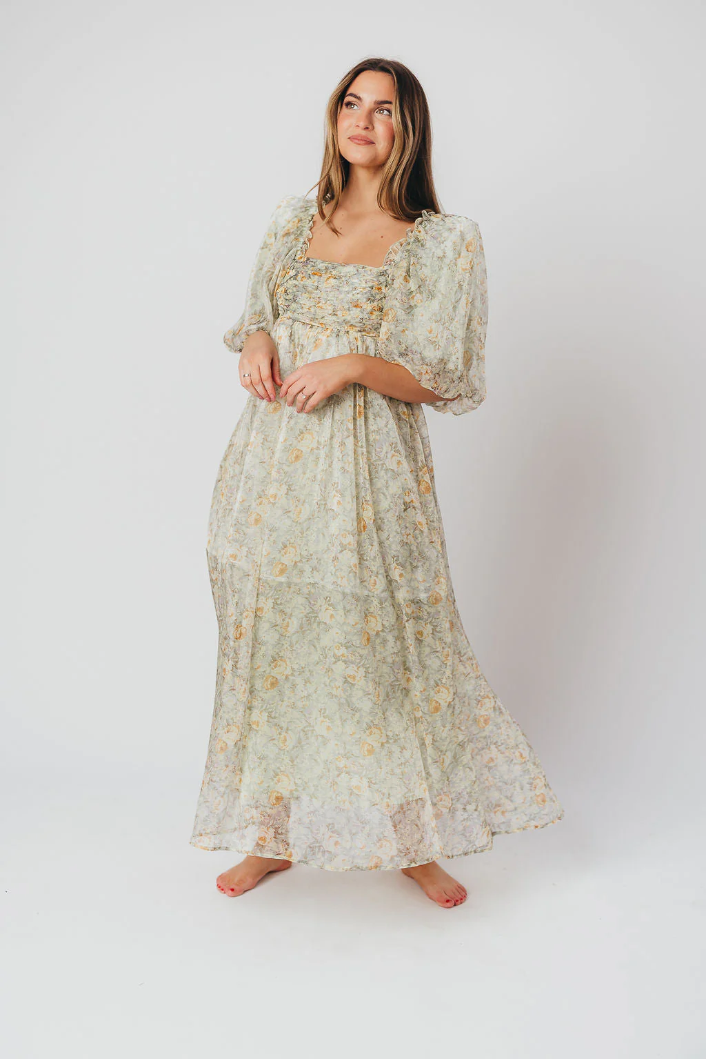 Eliza | Elegant Maxi-Dress for Babyshower or Photoshoot - Image 7