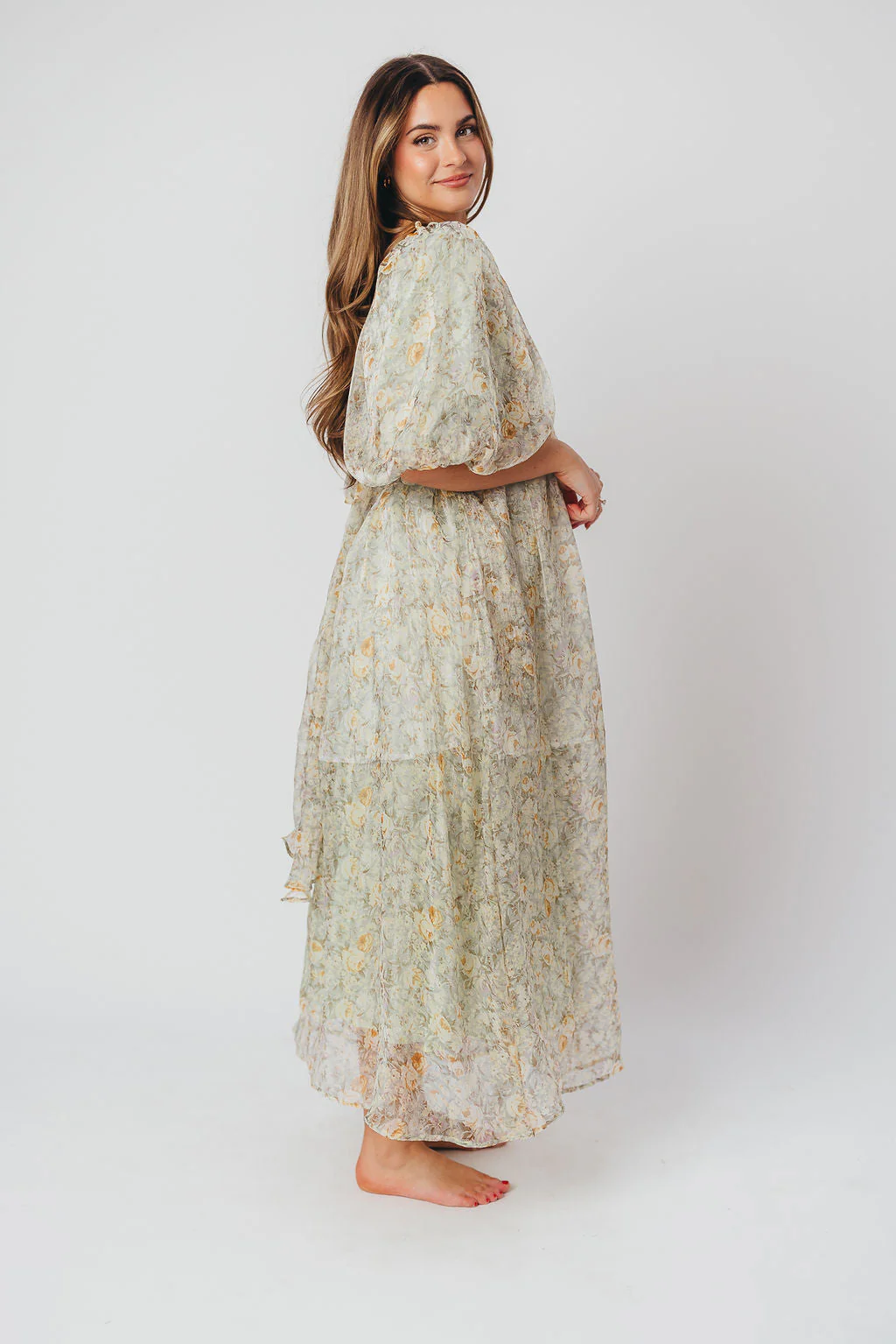 Eliza | Elegant Maxi-Dress for Babyshower or Photoshoot - Image 8