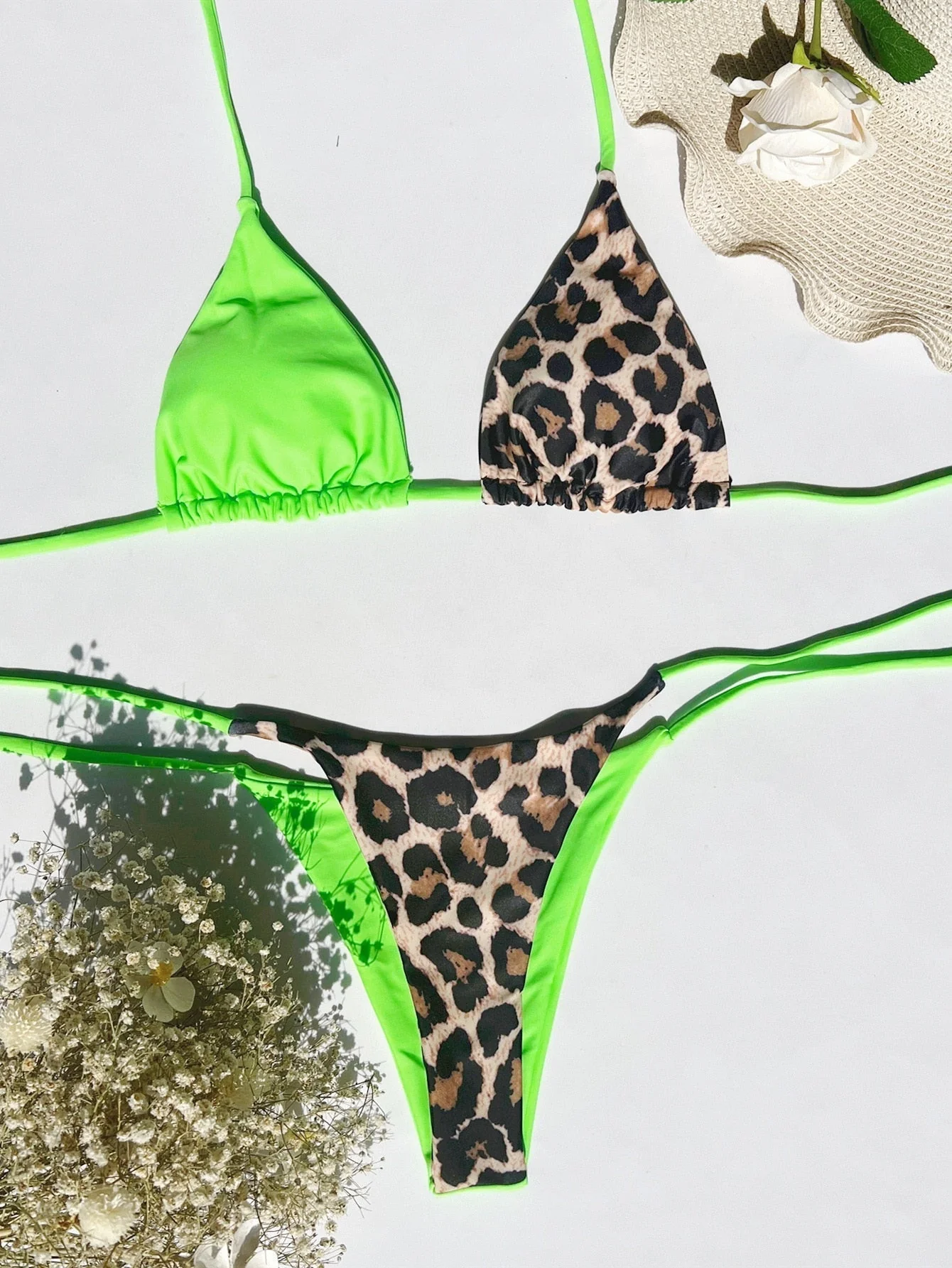 Elle - Stylish 2-Piece Bikini Set with Leopard Print for Women - Image 6
