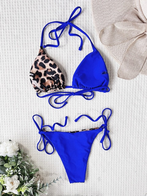 Elle - Stylish 2-Piece Bikini Set with Leopard Print for Women - Image 7