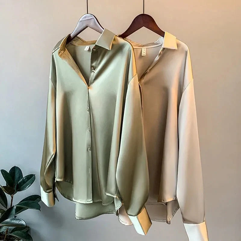 Elly | Satin Blouse Chic - Image 2