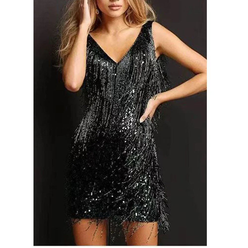 Eloire - Sparkling tassel dress - Image 7
