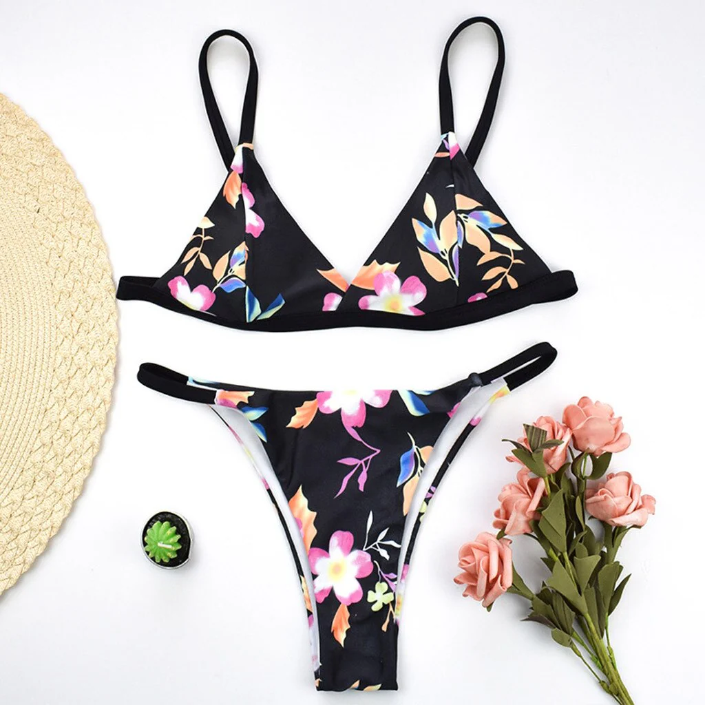 Eva - Stylish Floral Print Bikini for the Summer for Women - Image 5