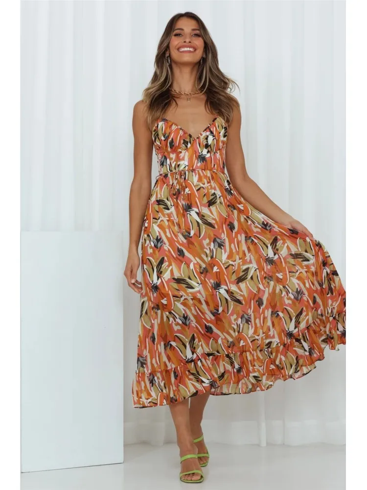 Faelia - Colorful Midi Dress - Image 5