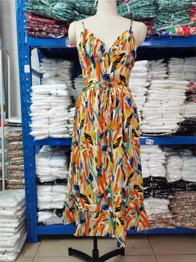 Faelia - Colorful Midi Dress - Image 8
