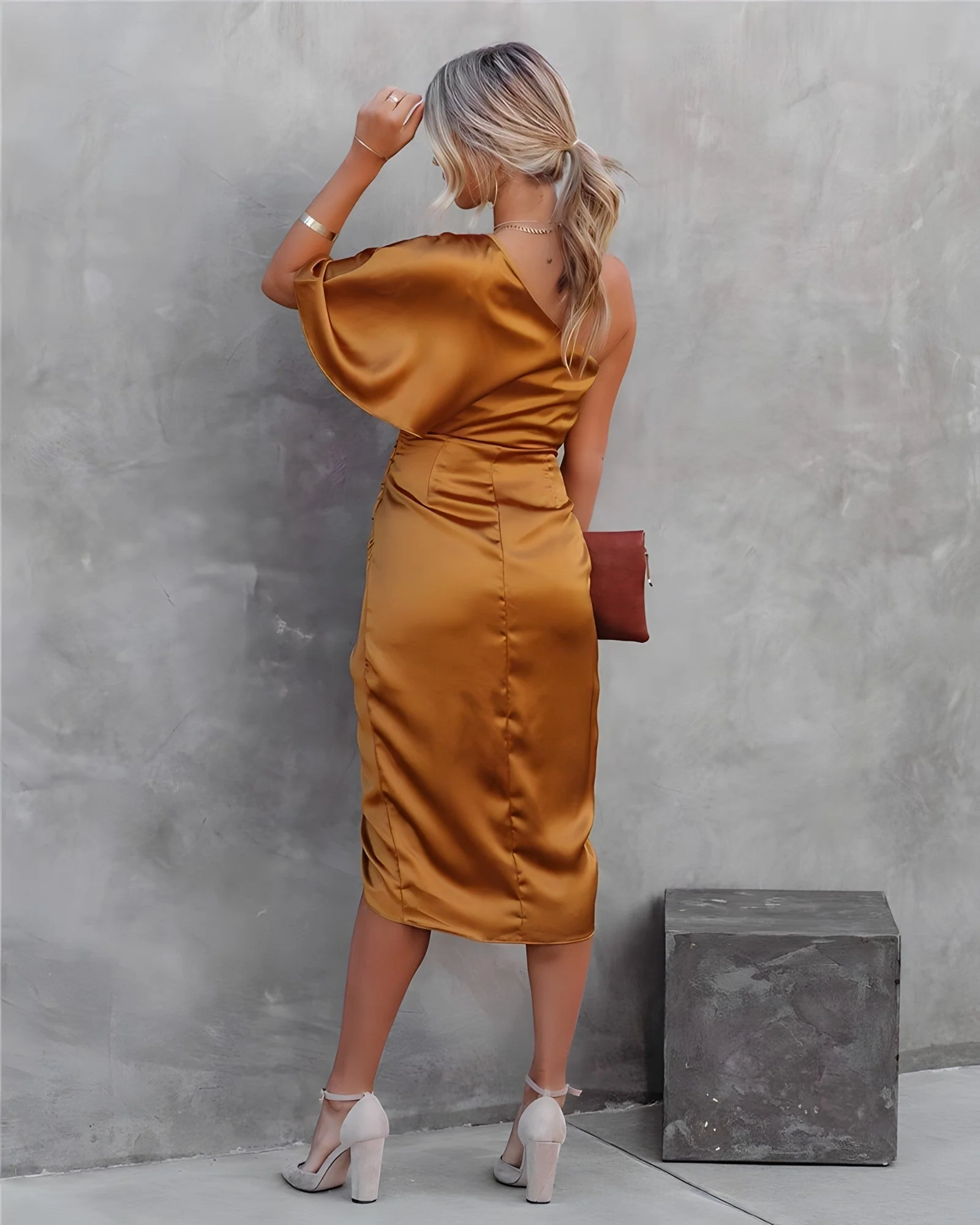 FAITH | Silk Cocktail Spring Summer Dress - Image 15