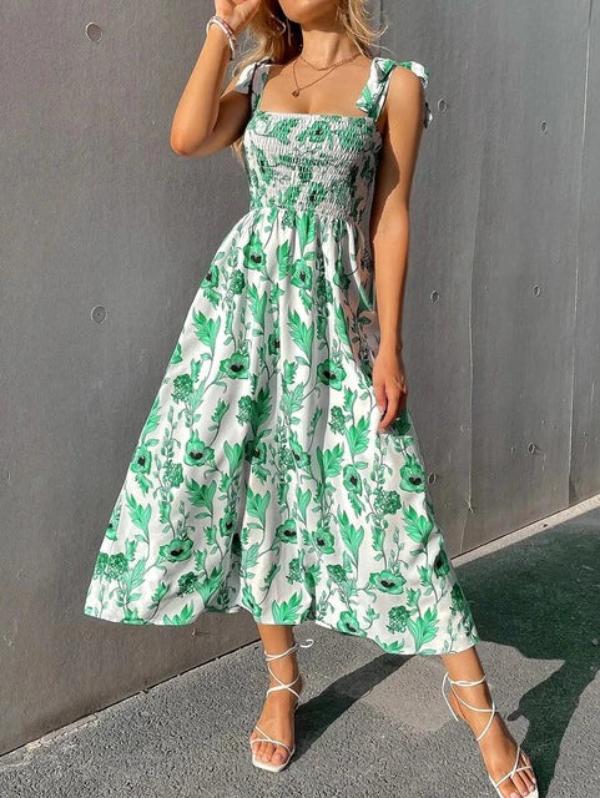 Fenna - Charming Maxi Dress with Tie Straps - Image 3