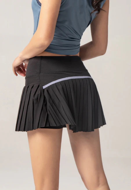 Ladies Sports Skirt - Pleated Design - Elastic Waistband - Breathable and Comfortable - Image 3