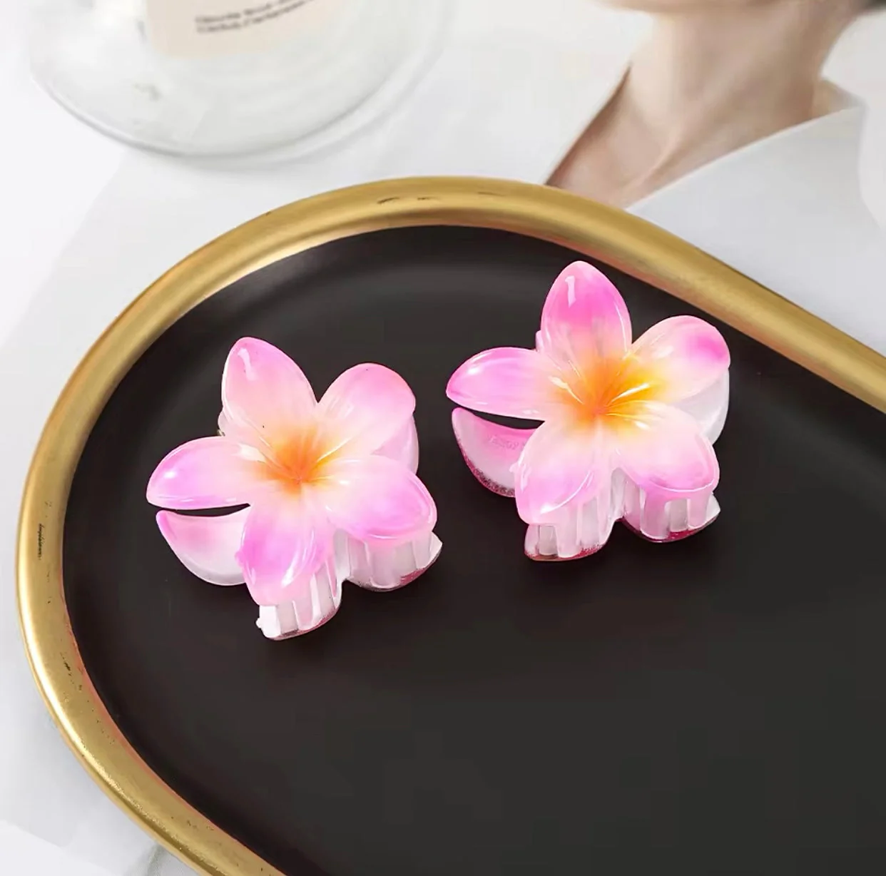 Ladies Hair Clip – Floral Design – Sturdy Closure – Fashionable Hair Accessory - Image 12