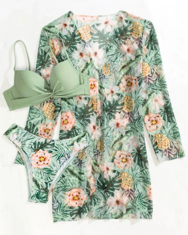 Iridessa | 3-piece Floral Swim Set - Image 4