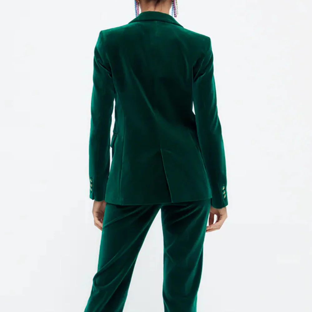 Velvet blazer with a luxurious look - Image 2