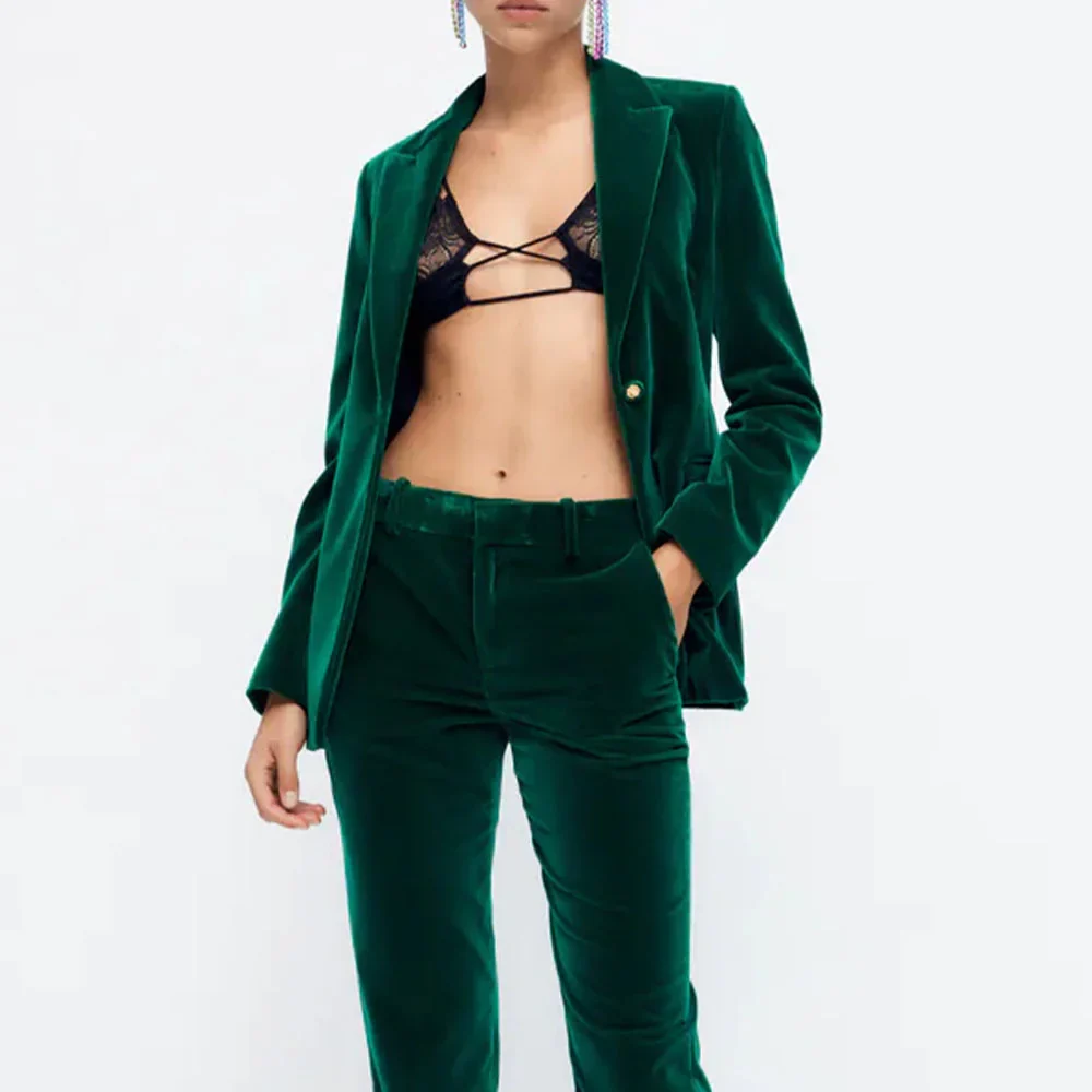 Velvet blazer with a luxurious look - Image 3