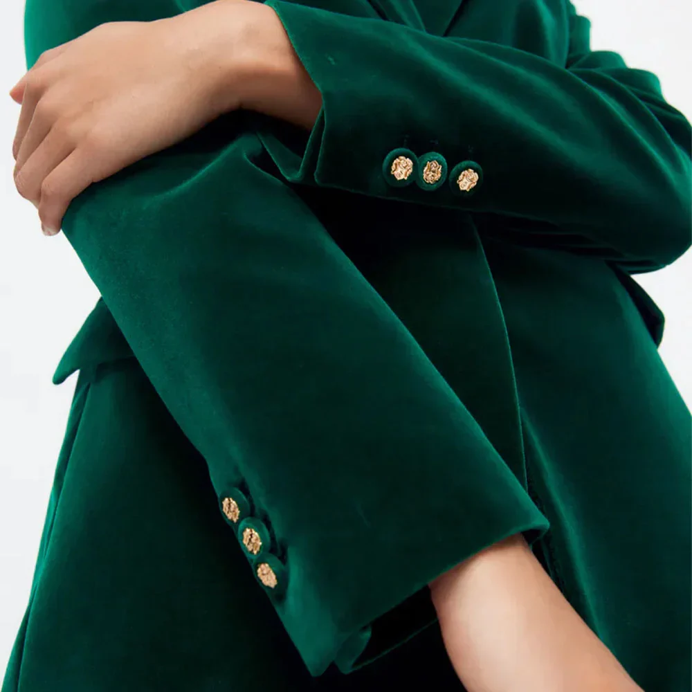Velvet blazer with a luxurious look - Image 5