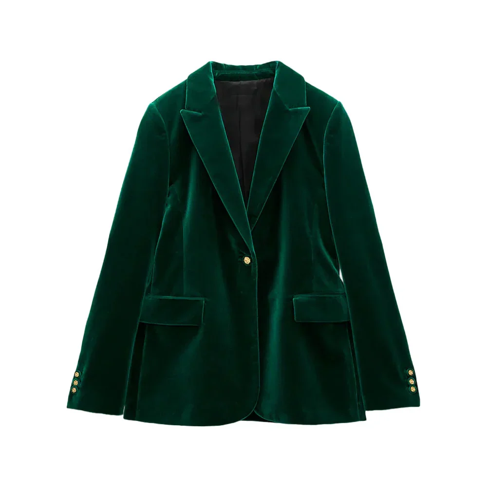 Velvet blazer with a luxurious look - Image 6