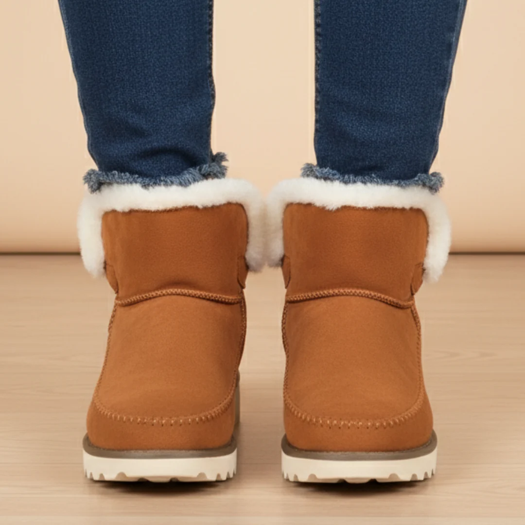 Freya Orthopedic Ankle-Length Snowboots | Fur Lined Anti-Slip Snowboots - Image 3