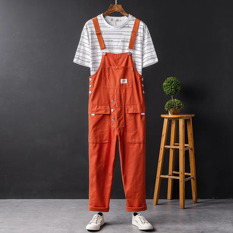 Garden Overalls – Adjustable Shoulder Straps – Cotton – Multiple Pockets – Straight Legs - Image 3