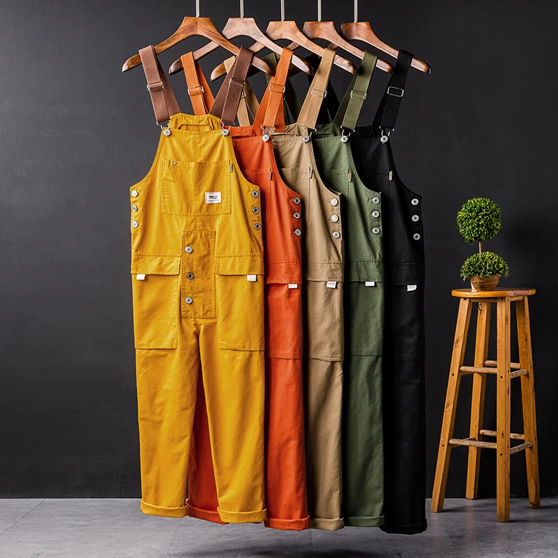 Garden Overalls – Adjustable Shoulder Straps – Cotton – Multiple Pockets – Straight Legs - Image 8