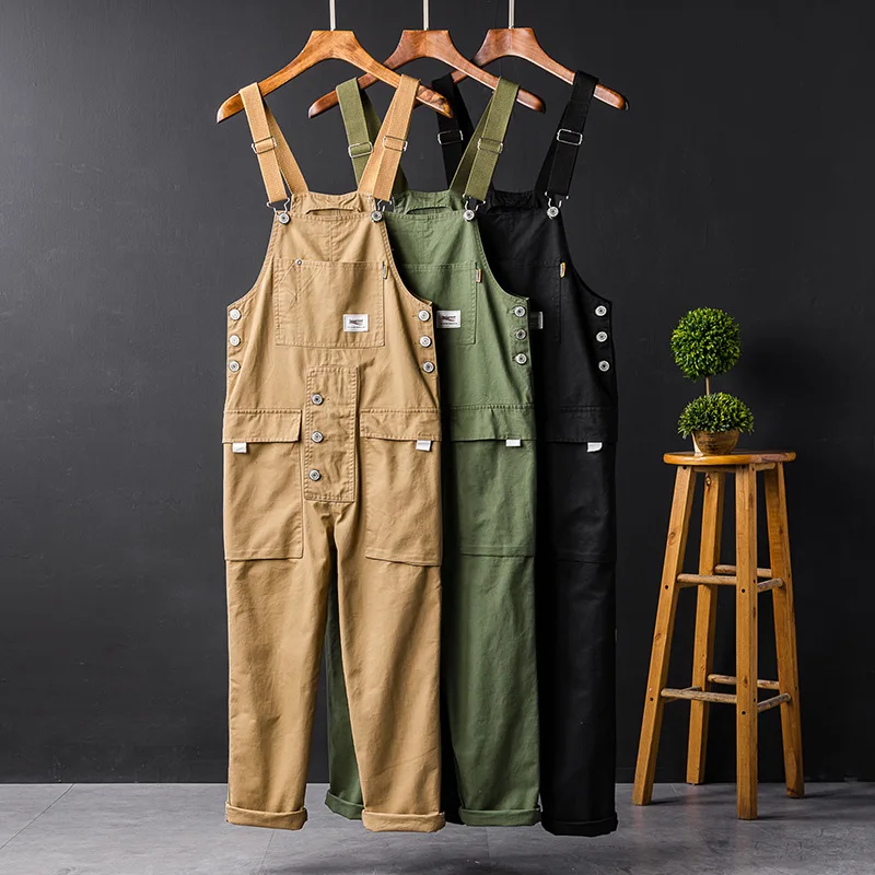 Garden Overalls – Adjustable Shoulder Straps – Cotton – Multiple Pockets – Straight Legs - Image 9