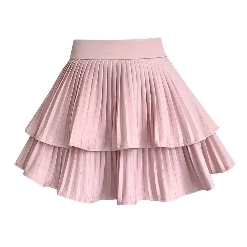 Layered pleated mini skirt - Image 3