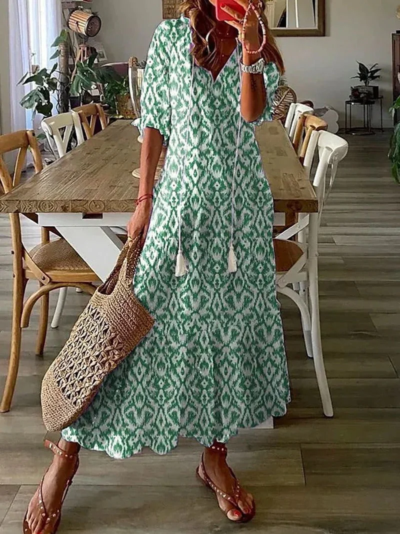 Genoveva | Bohemian Women's Dress - Image 2