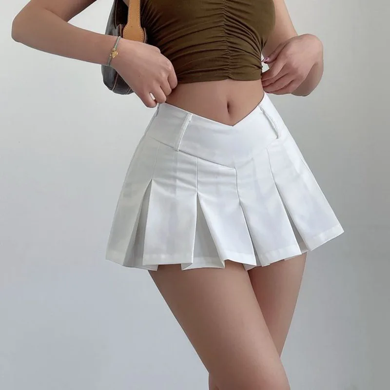 Pleated high-waist mini skirt - Image 4