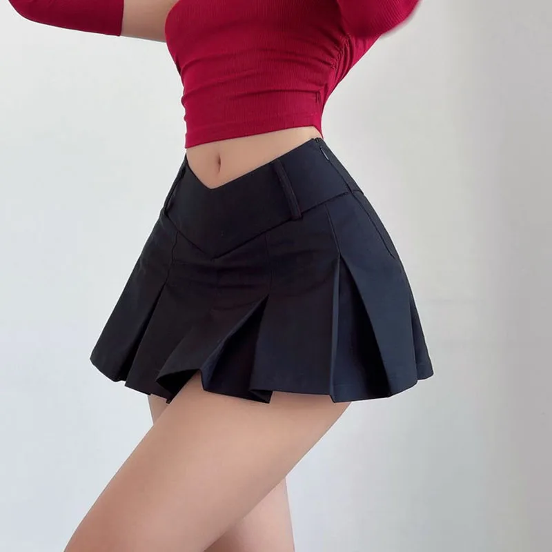 Pleated high-waist mini skirt - Image 6