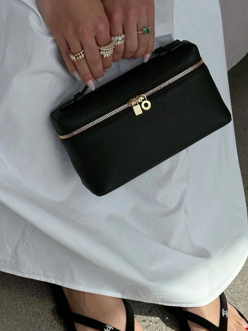 Structured women's handbag - elegant leather bag - Image 11