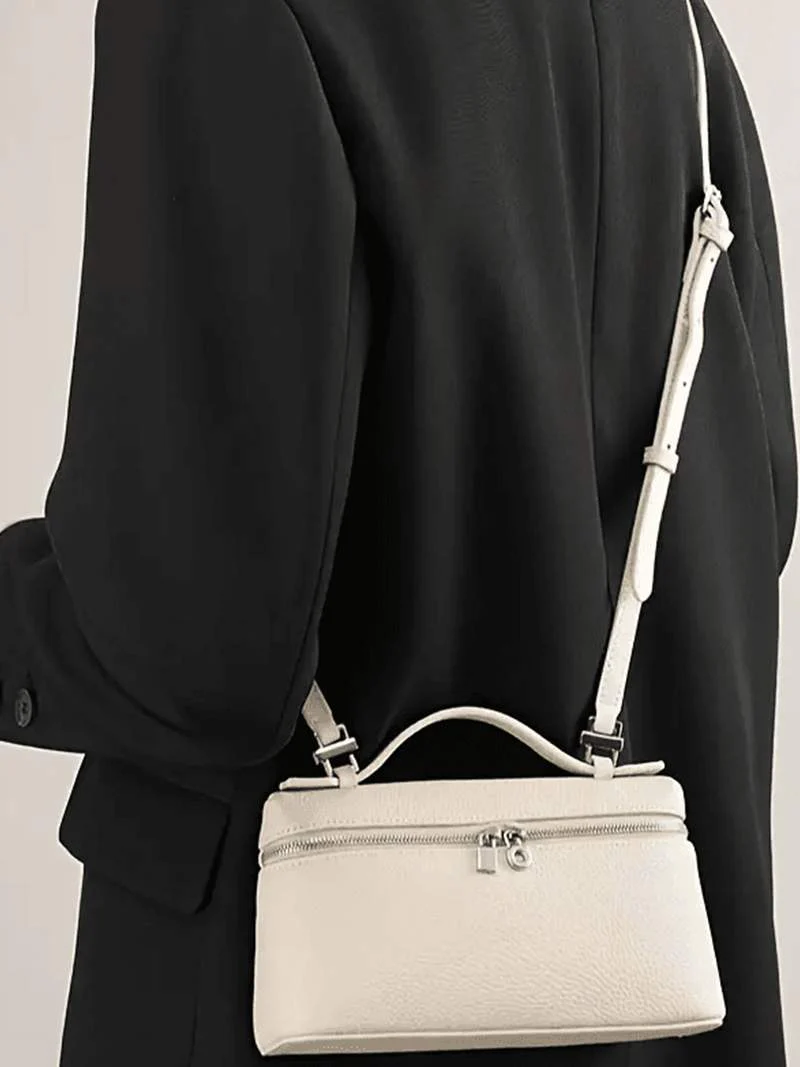 Structured women's handbag - elegant leather bag - Image 7