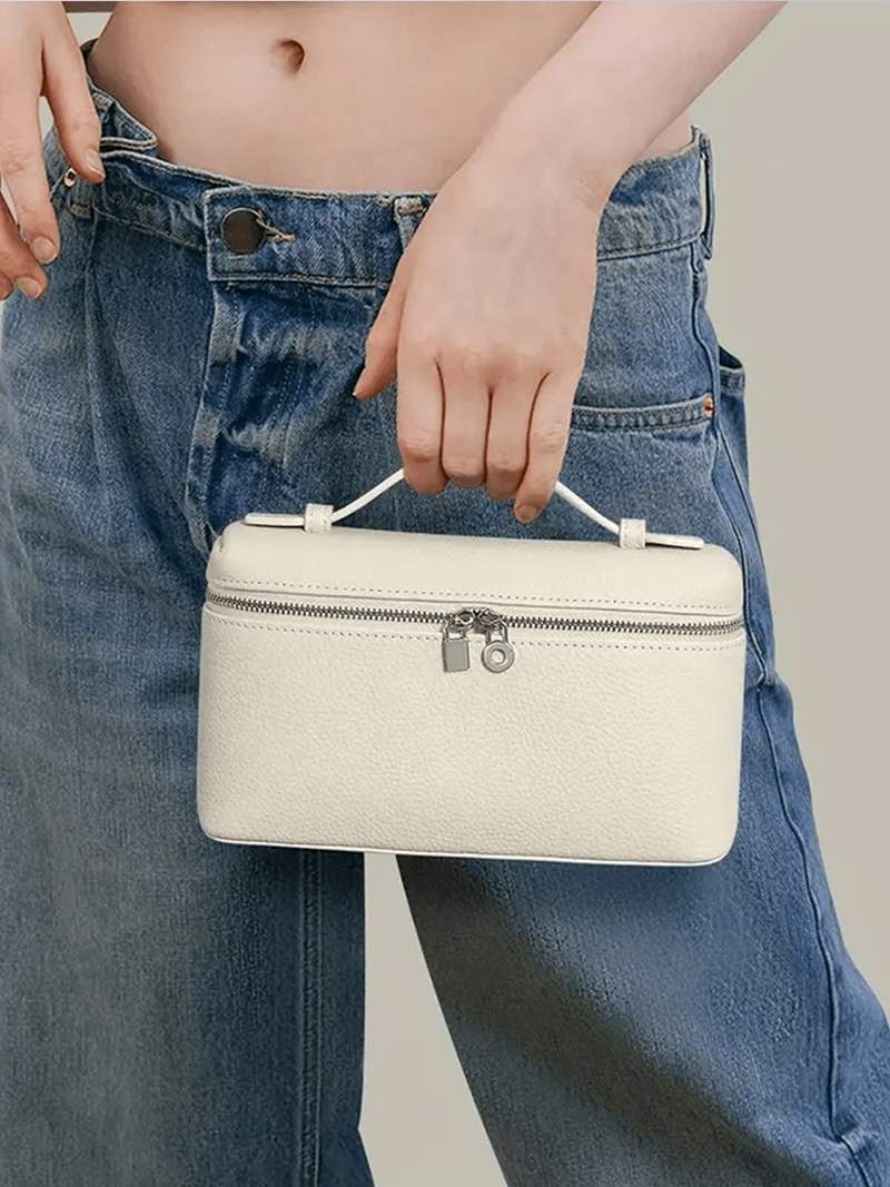Structured women's handbag - elegant leather bag - Image 8