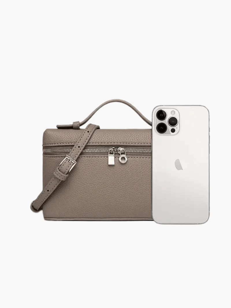 Structured women's handbag - elegant leather bag - Image 9