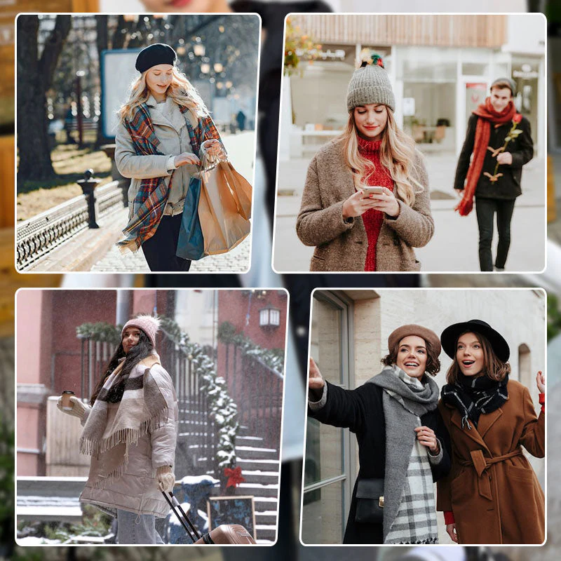 Mid-length thick cardigan with hood for women - Image 10