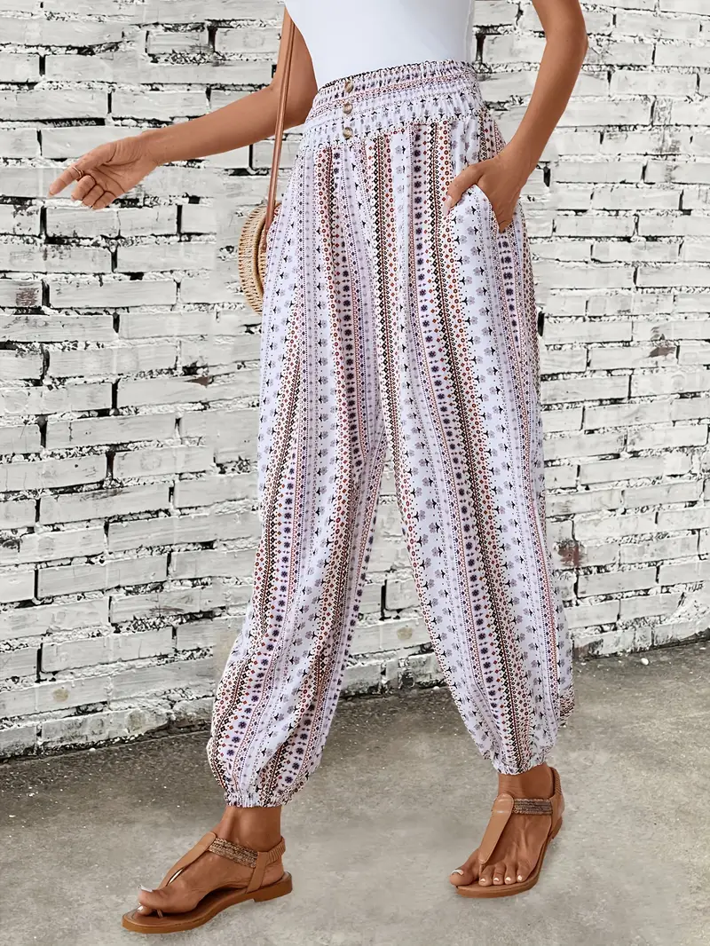 Henriky | Boho pants with high waist - Image 2