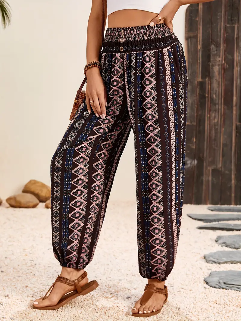 Henriky | Boho pants with high waist - Image 5