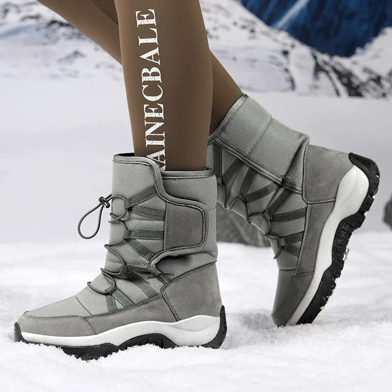 Men's boots – Water-repellent – Lined interior – Mid-height – Profiled sole - Image 2