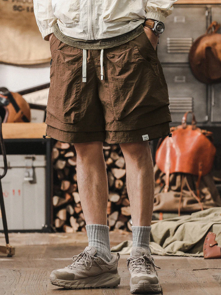 Men's Cargo Shorts – Quick-drying – Relaxed Fit – Breathable – Adjustable Waist - Image 6