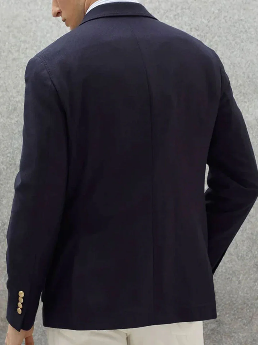 Men's Blazer with Double Button Closure - Image 4