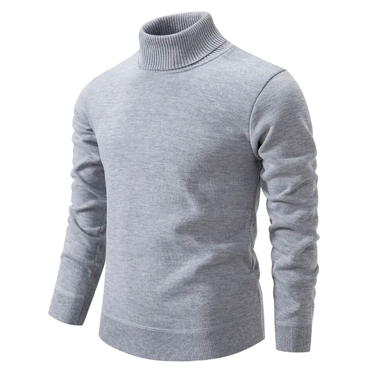 Men's turtleneck sweater of soft wool - Image 10