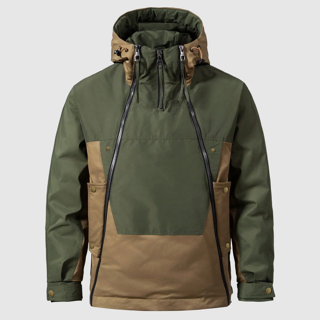 Men's Down Jacket – Regular Fit – Windproof – Lined Hood – Large Pockets - Image 2