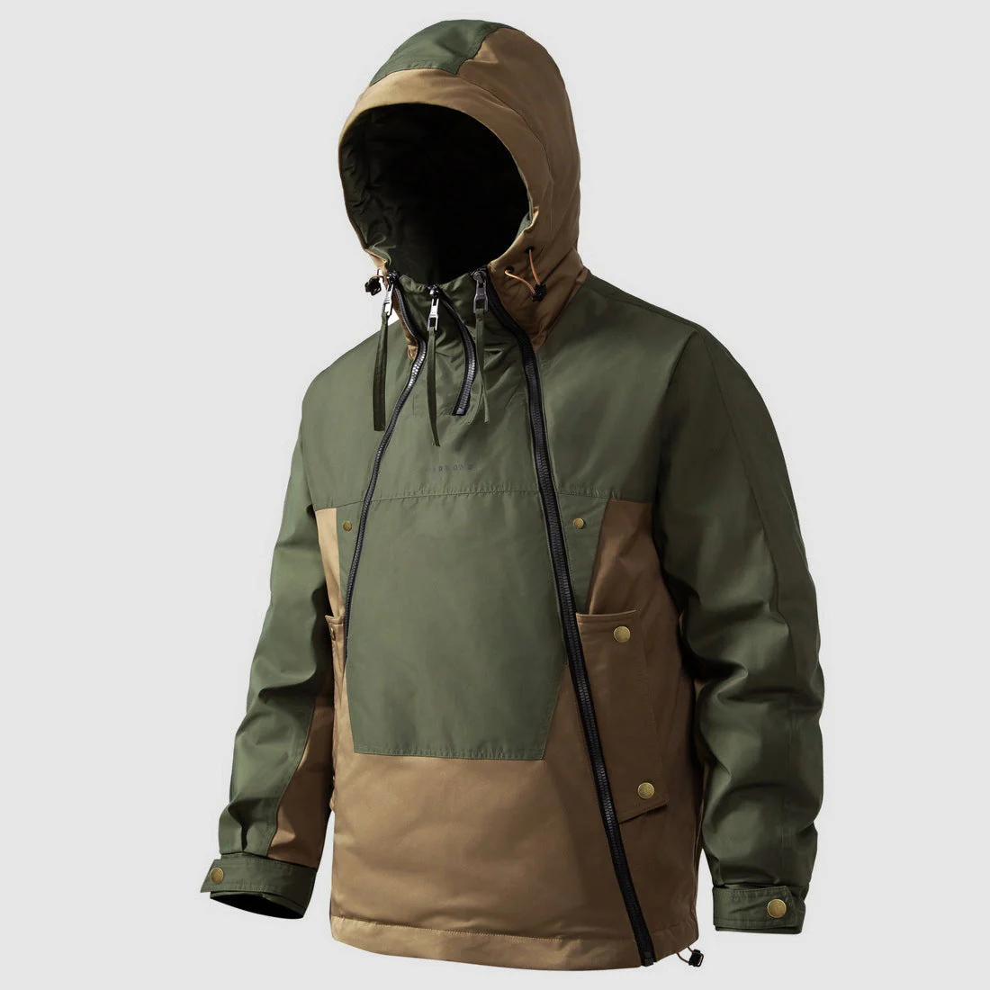 Men's Down Jacket – Regular Fit – Windproof – Lined Hood – Large Pockets - Image 3