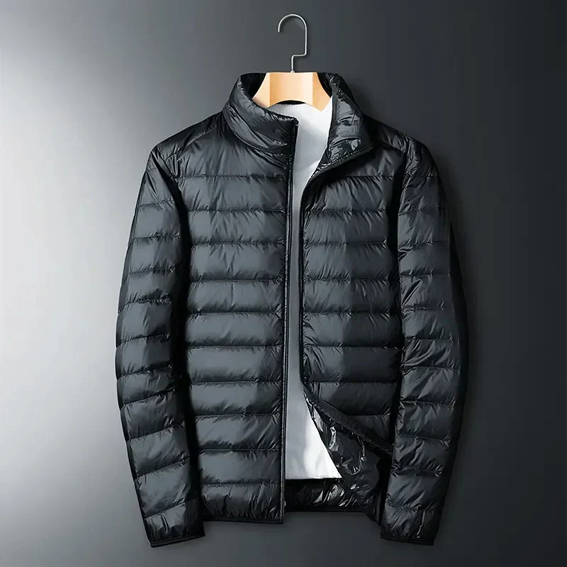 Men's Down Jacket – Regular Fit – Water-repellent – Padded – Hip-length – Zipper Closure - Image 2
