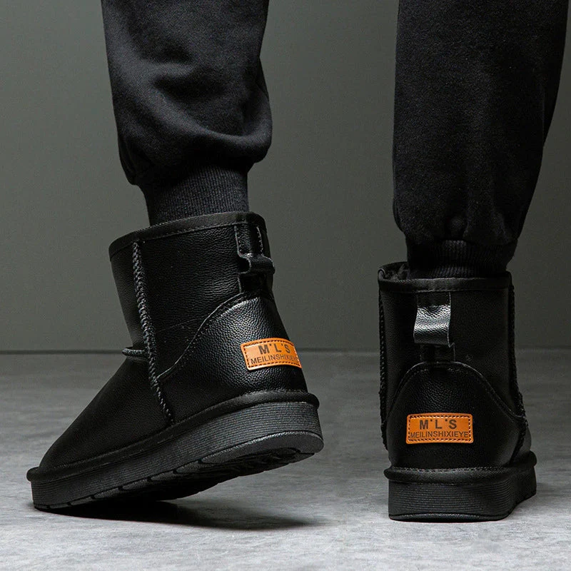 Men's Ankle Boots – Slip-on Design – Weather-resistant – Strong Sole – Timeless Model - Image 3
