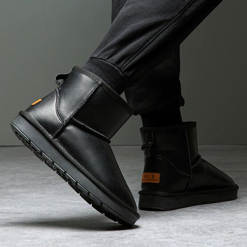 Men's Ankle Boots – Slip-on Design – Weather-resistant – Strong Sole – Timeless Model - Image 4