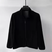 Men's Fleece Jacket – Regular Fit – Standing Collar – Full Zip – Casual Outer Jacket - Image 3