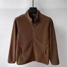 Men's Fleece Jacket – Regular Fit – Standing Collar – Full Zip – Casual Outer Jacket - Image 4