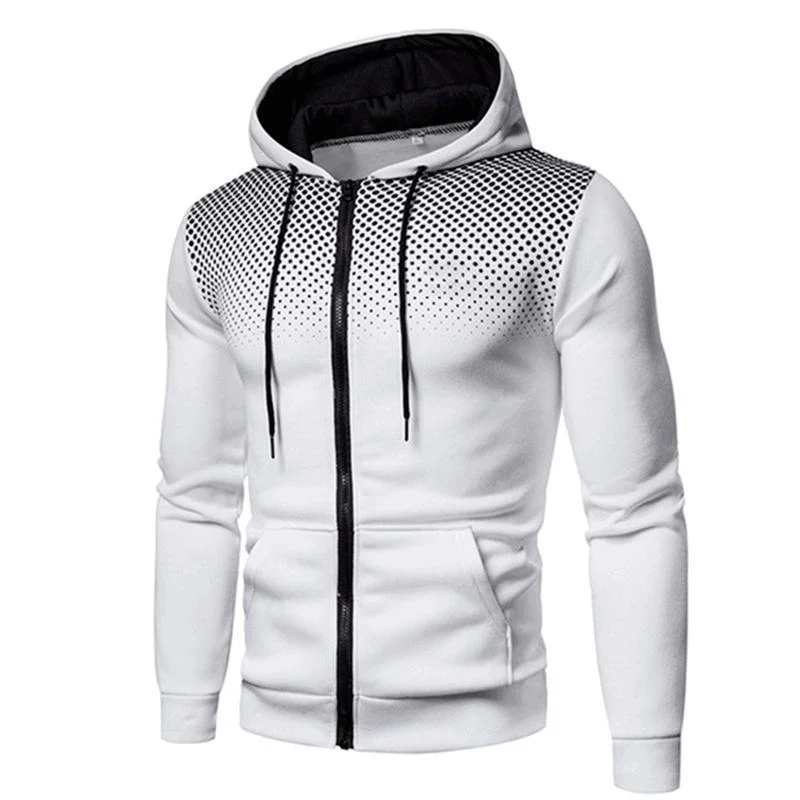 Men's Knitted Cardigan with Hood – Slim Fit – Soft Fabric – Zipper Closure – Casual - Image 6