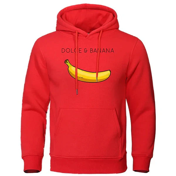Men's Hoodie – Relaxed Fit – Cotton Blend – Long Sleeve – Graphic Print with Text - Image 3