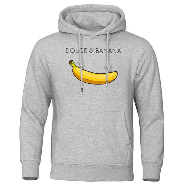 Men's Hoodie – Relaxed Fit – Cotton Blend – Long Sleeve – Graphic Print with Text - Image 5