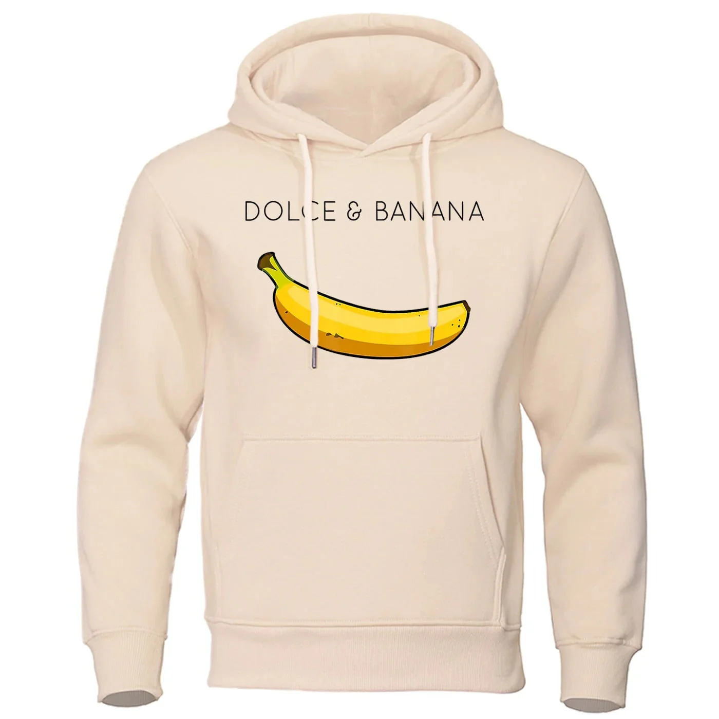 Men's Hoodie – Relaxed Fit – Cotton Blend – Long Sleeve – Graphic Print with Text - Image 6